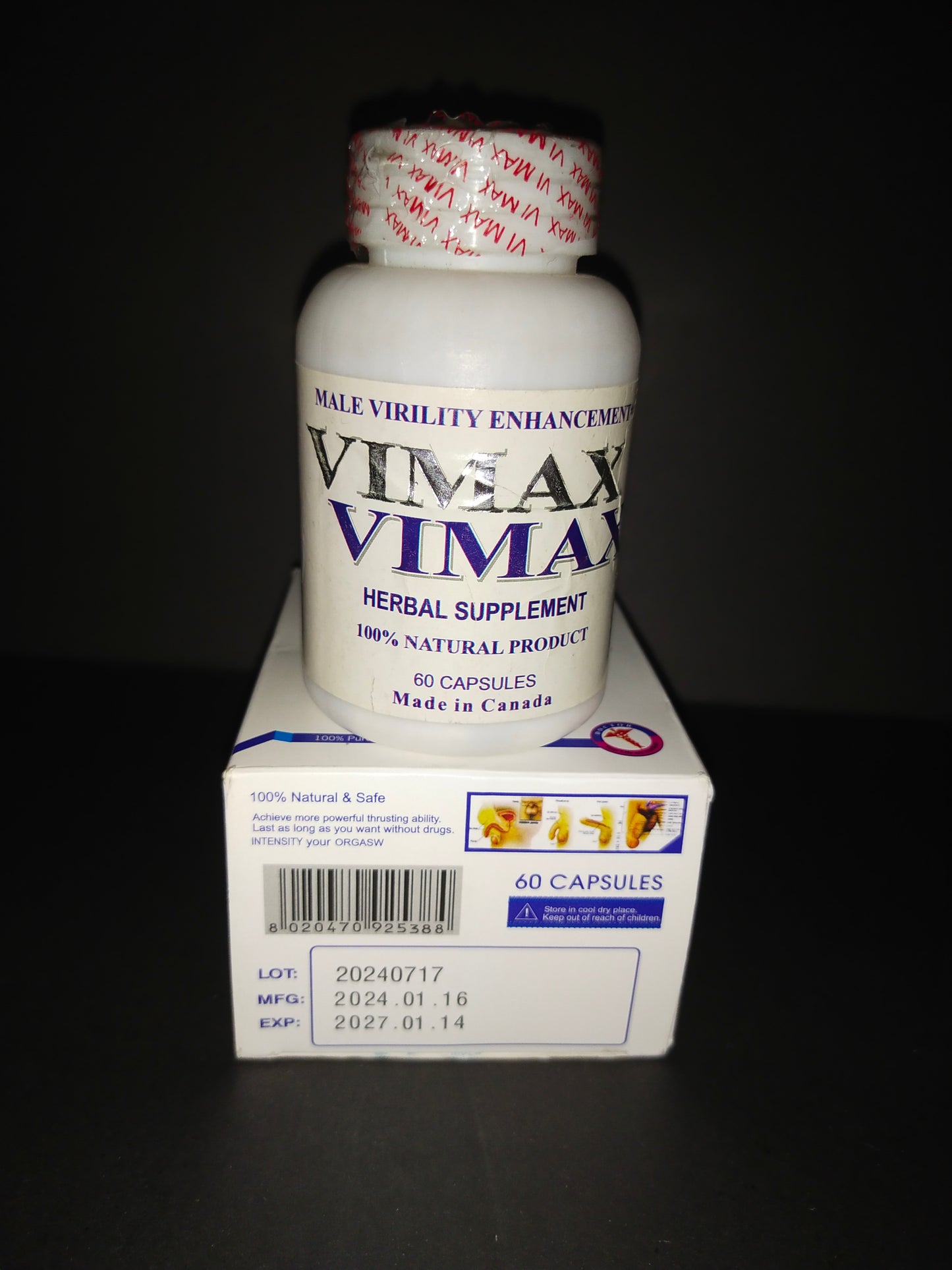 VIMAX® Herbal Supplement for Male Virility Enhancement & Confidence 🔥