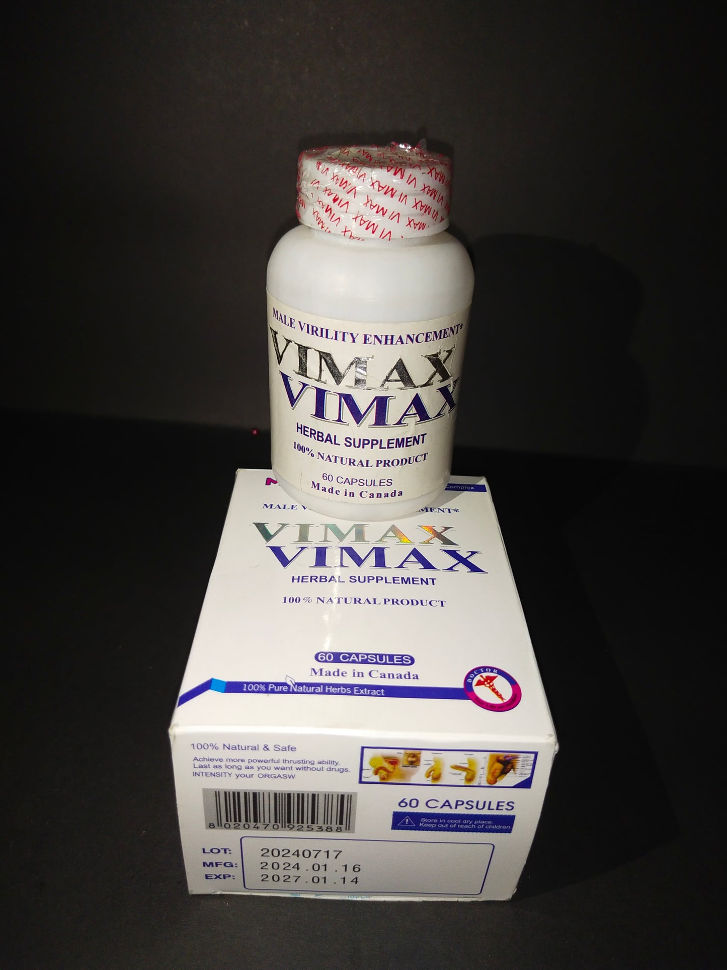 VIMAX® Herbal Supplement for Male Virility Enhancement & Confidence 🔥